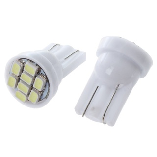 10x T10 W5W 8 SMD LED 白色 - 燈泡燈泡室內燈泡 12V dinghingxi1