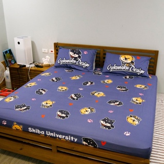 柴犬大學X極楽設計工作室 紋身柴柴床包組 枕套 被套 柴犬床包組 單人床包 雙人床包 加大床包 三件套 四件套 柴柴