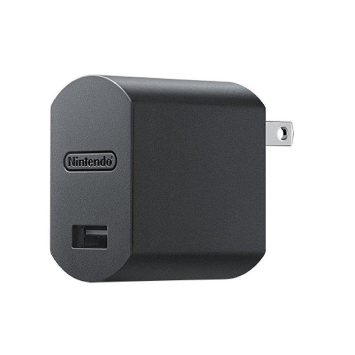 任天堂 Switch NS 週邊 原廠 迷你隨身 AC USB 變壓器 充電器 簡易 電源 充控制器【四張犁電玩】