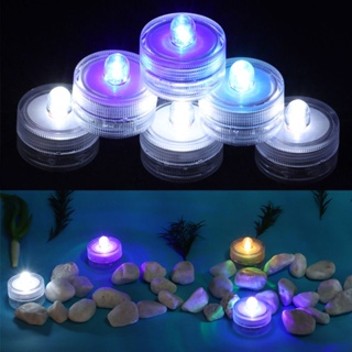 迷你水族 LED 照明防水 LED 蠟燭燈魚缸潛水燈景觀燈派對婚禮照明