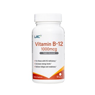 【LAC利維喜】維生素B12食品錠-90錠(1000mcg)[免運費]