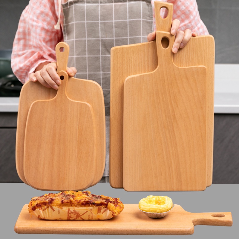 寶寶輔食壽司麵包板廚房切水果板餐廳家用木質菜板櫸木切菜砧板