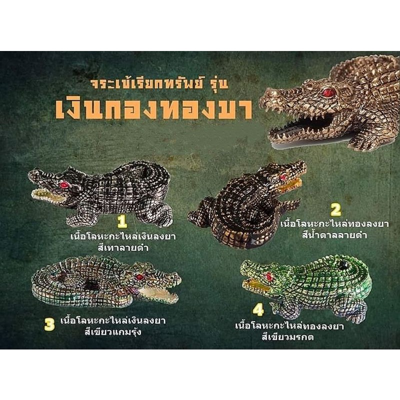 泰國佛牌聖物-富裕咬錢鱷魚/富裕招財 咬住機會 擋災避險