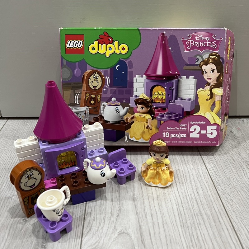 二手玩具 10877 樂高LEGO duplo 美女與野獸 茶壺媽媽