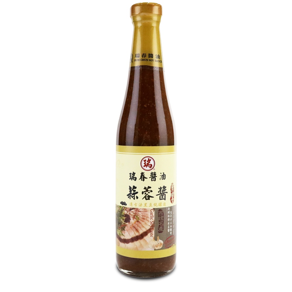 【瑞春醬油】蒜蓉醬油膏420ml(無麩質)