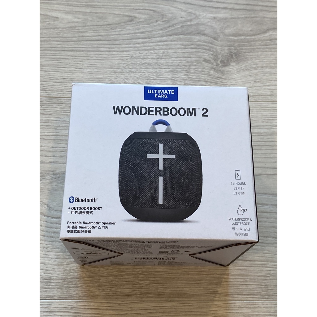 [全新未拆封］Ultimate Ears WONDERBOOM2 便攜帶式藍芽音箱/喇叭