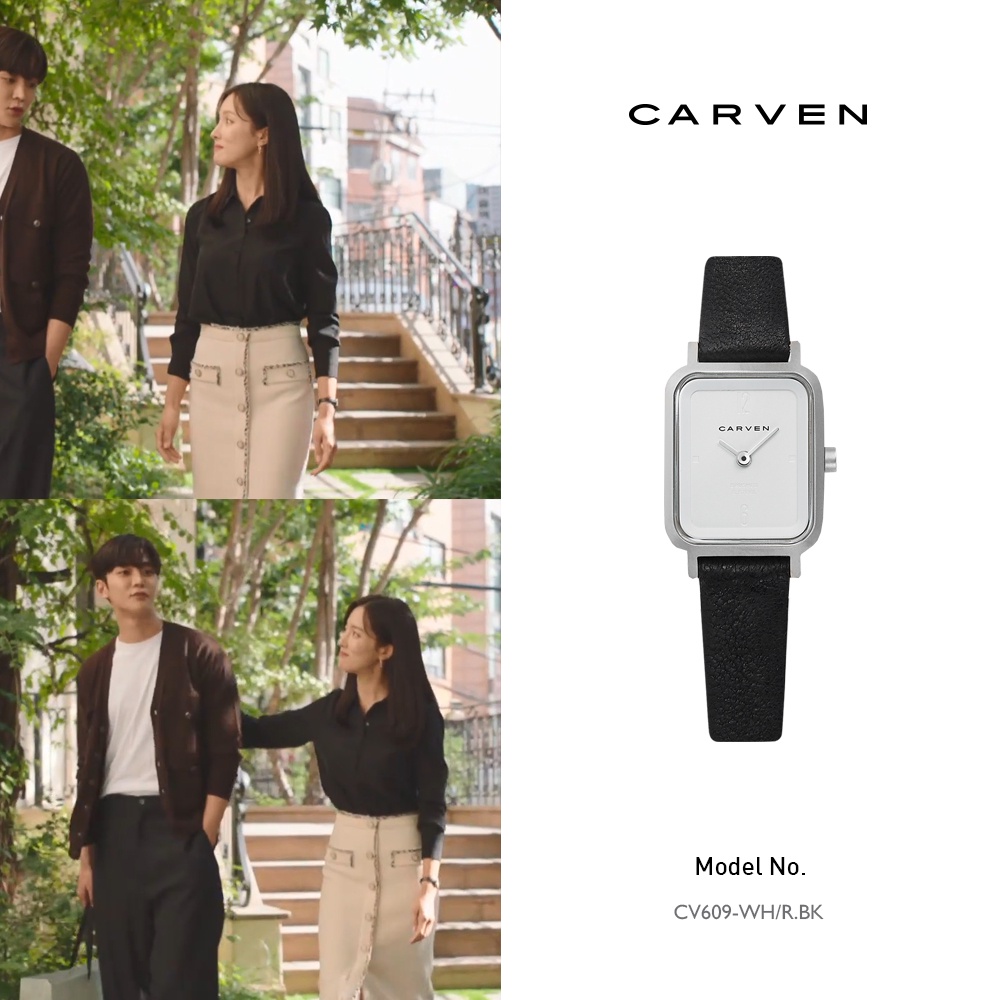 Carven 女士手錶 - CV609 WH/BK