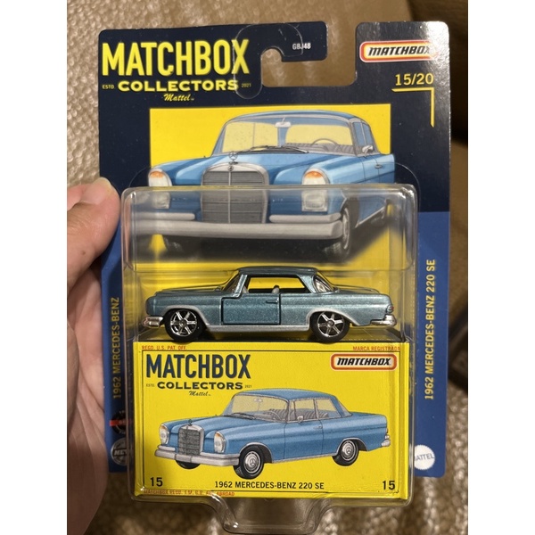 全新正版-火柴盒小汽車收藏小車系列1962Mercedes-BENZ220SE