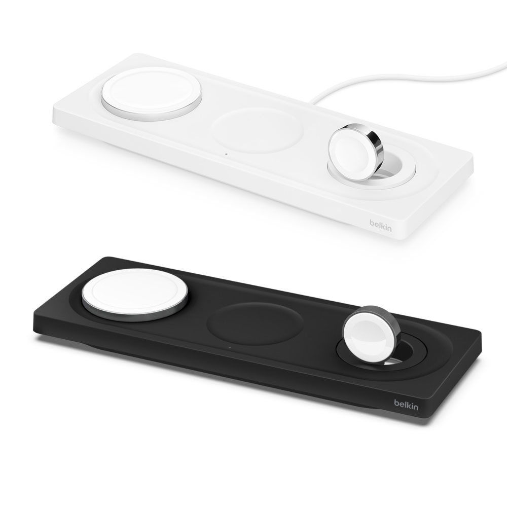 Belkin MagSafe 3合1無線充電板(黑/白)WIZ016dq
