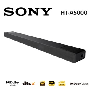 SONY 索尼 HT-A5000 現貨 (限時下殺+蝦幣5%回饋) 5.1.2 聲道 家庭劇院 SOUNDBAR 公司貨