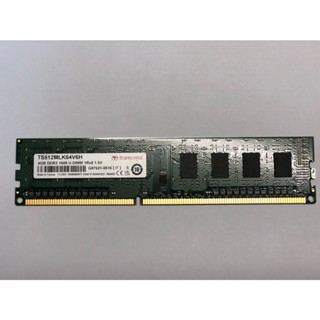 創見 Transcend 4G DDR3 1600 單面顆粒 終保