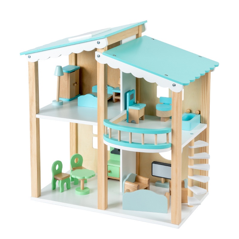 男女孩小屋娃娃屋 仿真過家家 豪華別墅玩具 大房子模型城堡