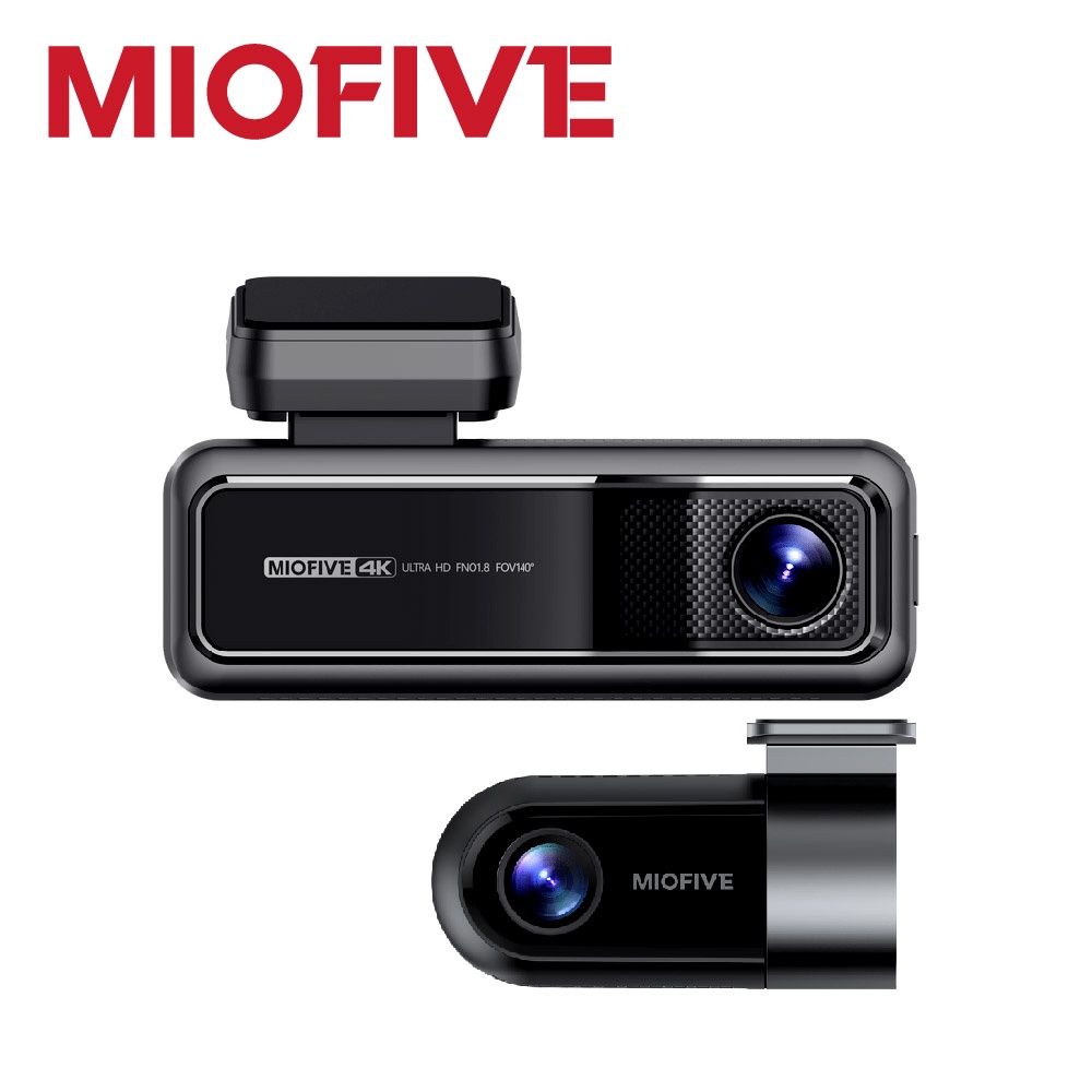 MIOFIVE MF02 (送安裝+內建128G) 4K+2K 區間測速 WIFI HDR OTA 前後雙錄 行車紀錄器