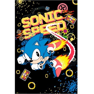 【音速小子】SONIC 電玩風海報
