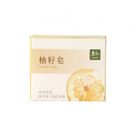 里仁 柚籽皂 薄荷皂100g*3塊組 籽香傳來清淡的芬芳。採用天然植物皂基