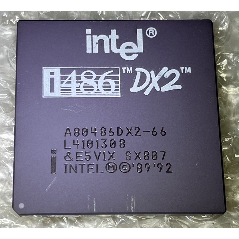◢ 簡便宜 ◣ 二手 Intel i486DX2-66 CPU 處理器 陶瓷