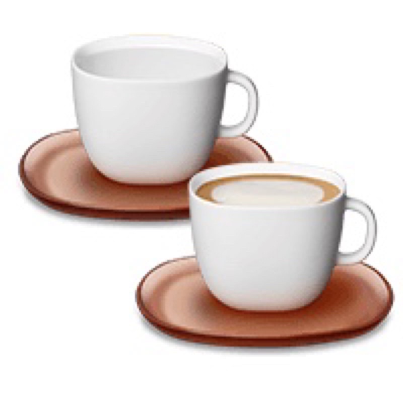nespresso咖啡杯 LUME CAPPUCCINO 杯盤組