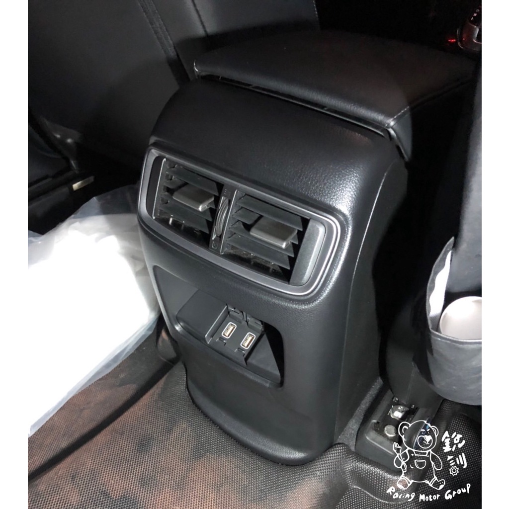 銳訓汽車配件精品-沙鹿店 Honda Crv 5代 安裝 正原廠件 專用 後座雙USB充電總成 含背板 對插直上
