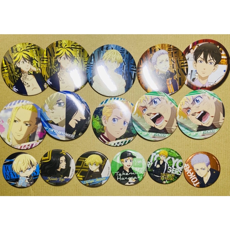 二手日版徽章出清 壓克力吊飾 徽章 東卍 東京卍復仇者 徽章 佐野萬次郎 羽宮一虎 龍宮寺堅 花恒武道 河田兄弟 原畫