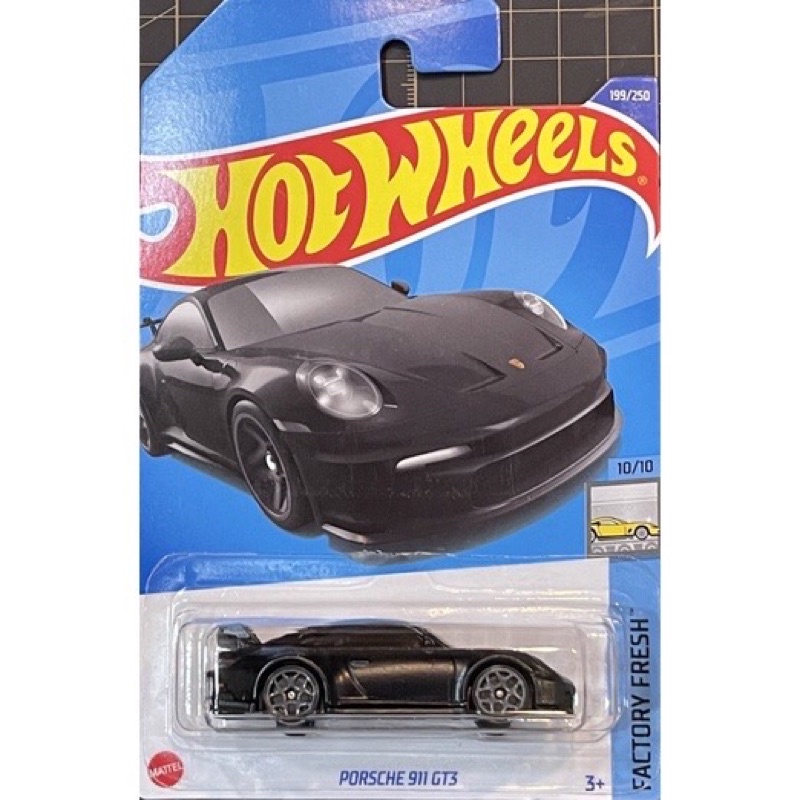 風火輪 小汽車 模型車 超美 限量款 限量版 消光黑 Hot Wheels 保時捷 PORSCHE 911 GT3 RS