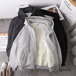 Lunaの秋冬季 韓版 經典運動連帽外套 運動外套 連帽外套 連帽上衣 衣服 女裝 冬天 長袖上衣 oversize外套