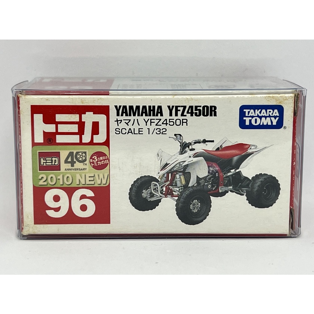 ～阿元～ Tomica NO.96 Yamaha YFZ450R 新車貼 沙灘車 多美小汽車 正版 贈收納膠盒