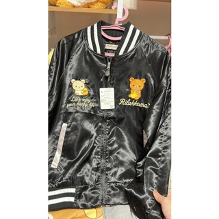 日本正版 拉拉熊 風衣外套 黑色賣場M號 中性 男性外套 中性外套