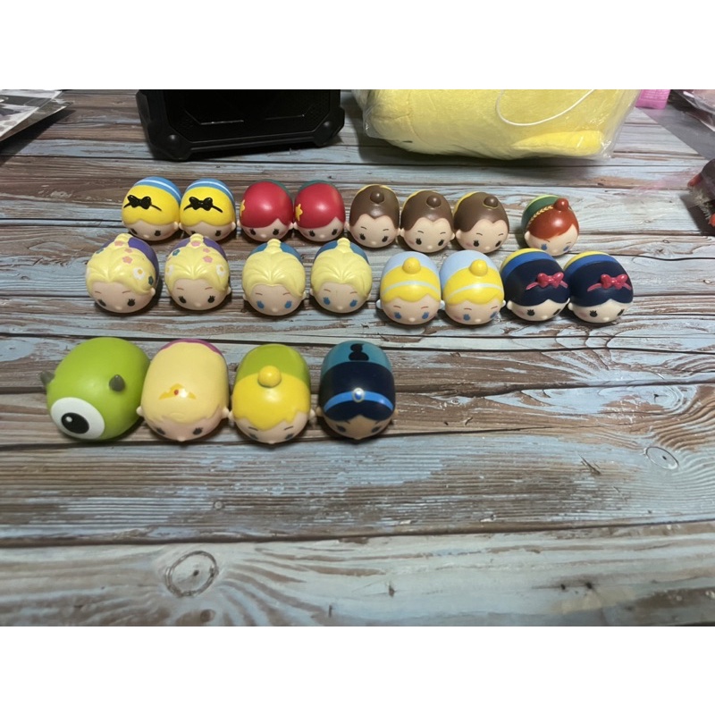 （日版 中古）迪士尼 Disney zuru 軟膠 各公主、各角色 tsum tsum 正版