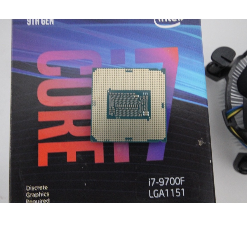 二手良品  [議價不回] intel i7 9700f CPU 個人保100天