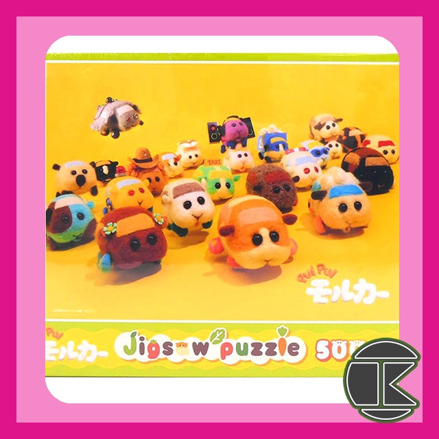 【愛蛋客】現貨 拼圖 盒玩 天竺鼠  108片 日版 天竺鼠車車   PUI PUI   超ㄎ一ㄤ天竺鼠車車