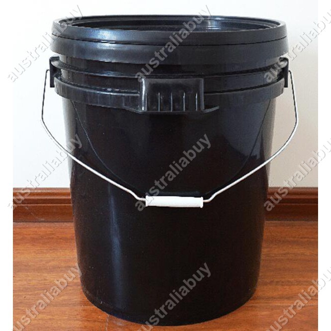 下殺 推薦*30L塑膠桶水桶手提加厚圓形家用帶蓋大水桶食品級化工桶真石漆桶#australiabuy