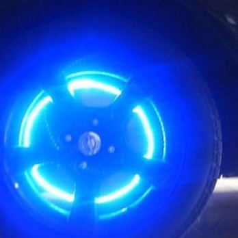 🌺台灣現貨🌺❤1組2顆❤摩托車改裝燈飾汽車風火輪燈單車氣門嘴燈熒光棒摩托氣嘴燈對裝
