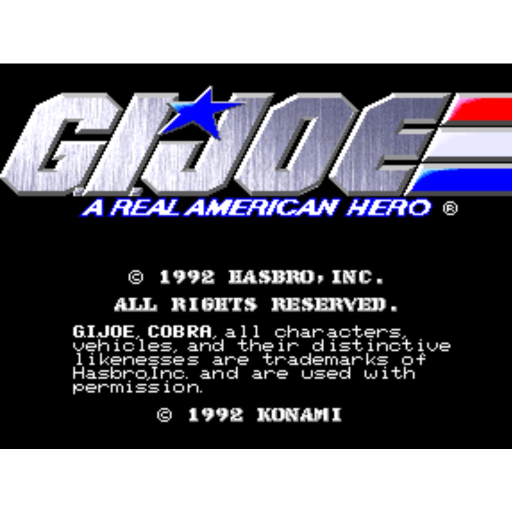 MAME 街機 大型電玩 特種部隊 除暴突擊隊 大英雄 眼鏡蛇 GIJOE 射擊遊戲 世界版遊戲 電腦免安裝版 PC運行