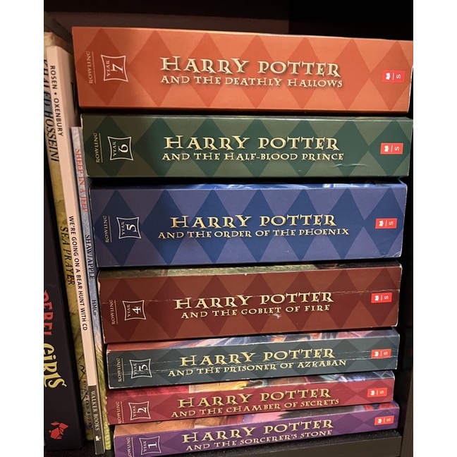 2手原文書/哈利波特Harry Potter 1-7全集 -不拆賣- JK ROWLING