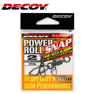 >日安路亞< Decoy PR-11 Power Roll Snap 快速別針 滾珠培林轉環