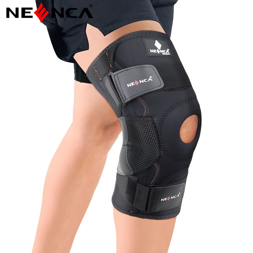 Neenca 鉸鏈護膝支持男女膝痛關節炎 ACL 半月板撕裂損傷恢復護膝壓縮套