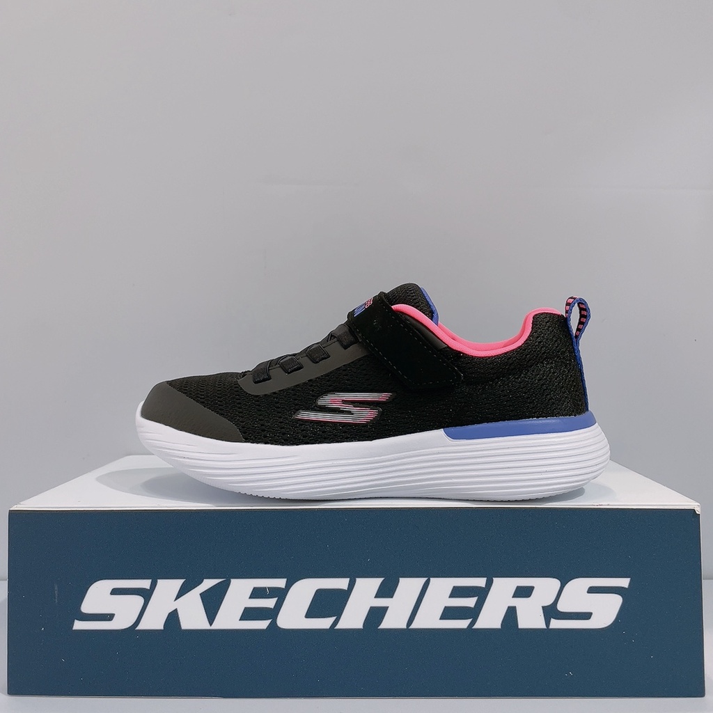 SKECHERS GO RUN 400 V2 中童 黑色 魔鬼氈 運動 休閒鞋 302427LBKPR