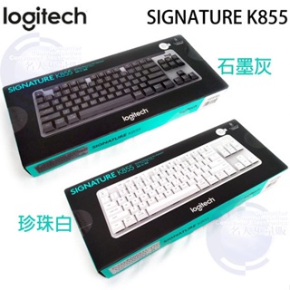 【MR3C】限量 台灣公司貨 含稅 羅技 SIGNATURE K855 紅軸 無線機械鍵盤 黑 白2色