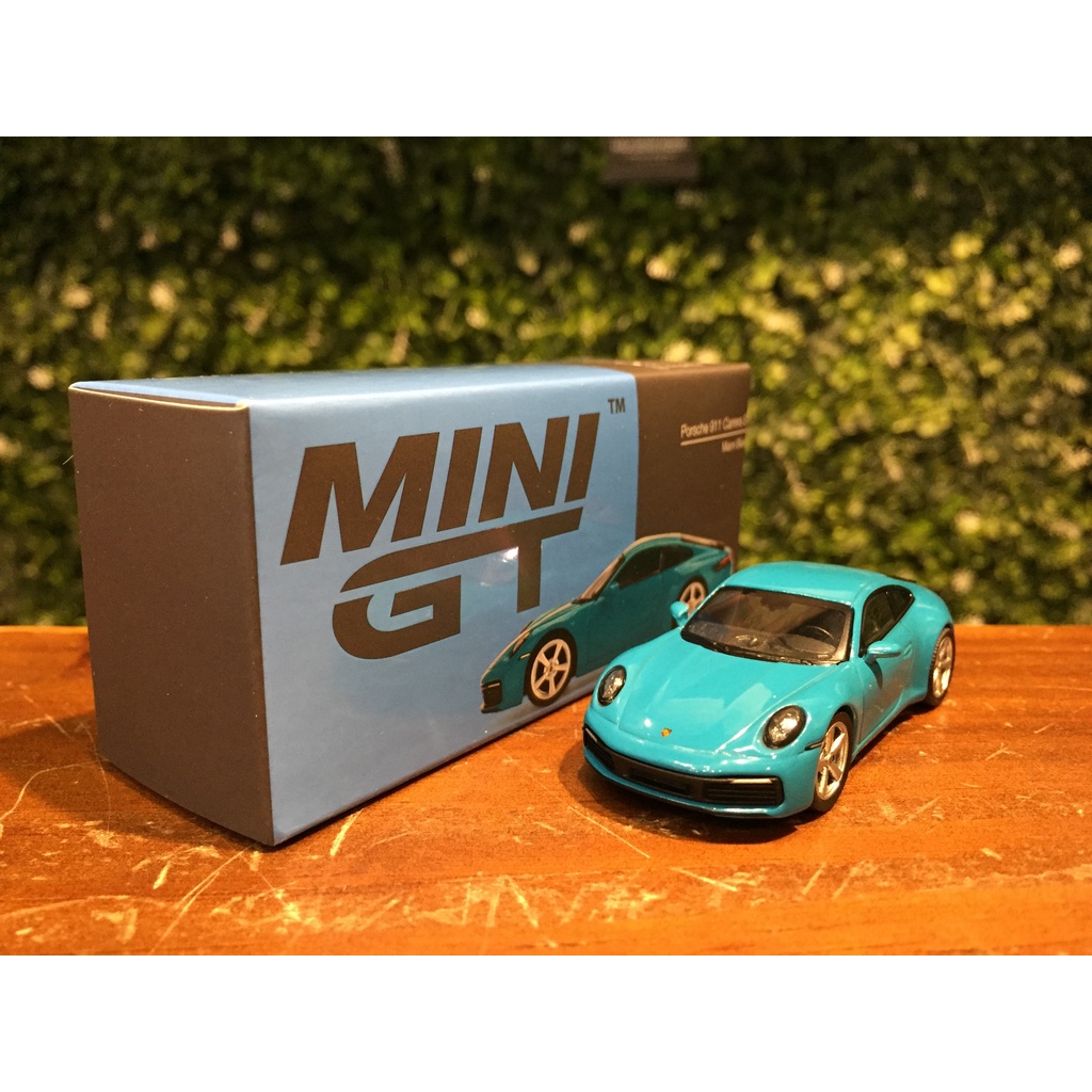 1/64 MiniGT Porsche 911 (992) Carrera S Blue MGT00435L【MGM】
