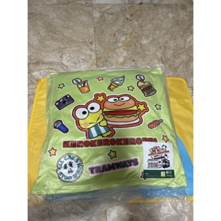 Sanrio三麗鷗大眼蛙皮皮蛙keroppi電車系列抱枕
