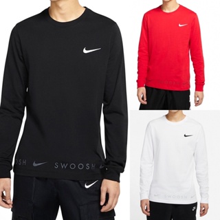 柯拔 Nike Sportswear Swoosh DA0336-100白 010黑 長袖上衣 上衣 運動T