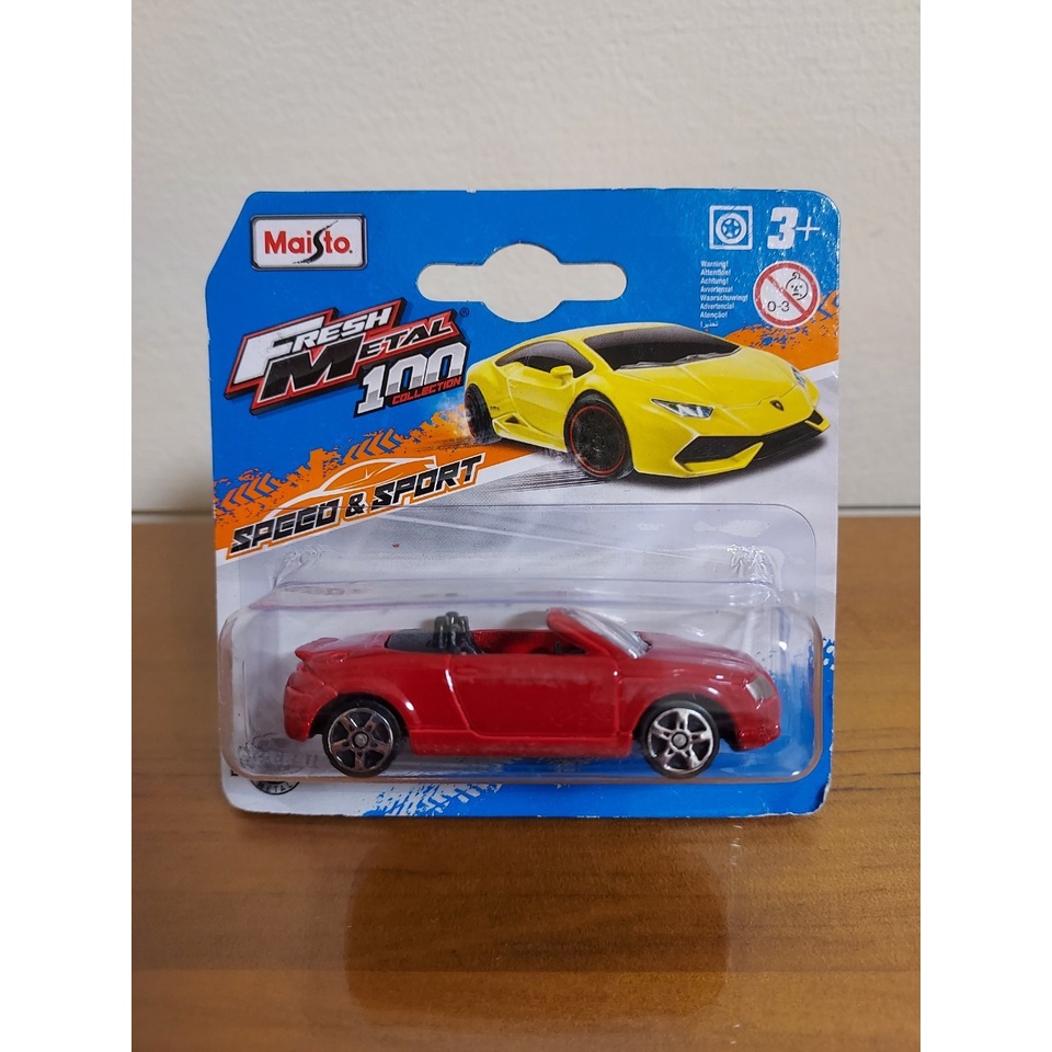 宅米吉 全新包裝現貨~1:64~奧迪 AUDI TT 紅色 合金 模型車 玩具 小汽車 收藏 交通 比例模型