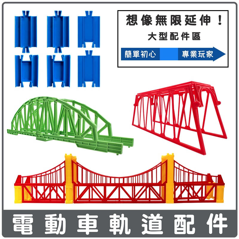 電動列車玩具 通用配件（takara tomy 火車軌道 雙層大橋 單層橋樑 橋框 多美 PLARAIL 鐵道王國