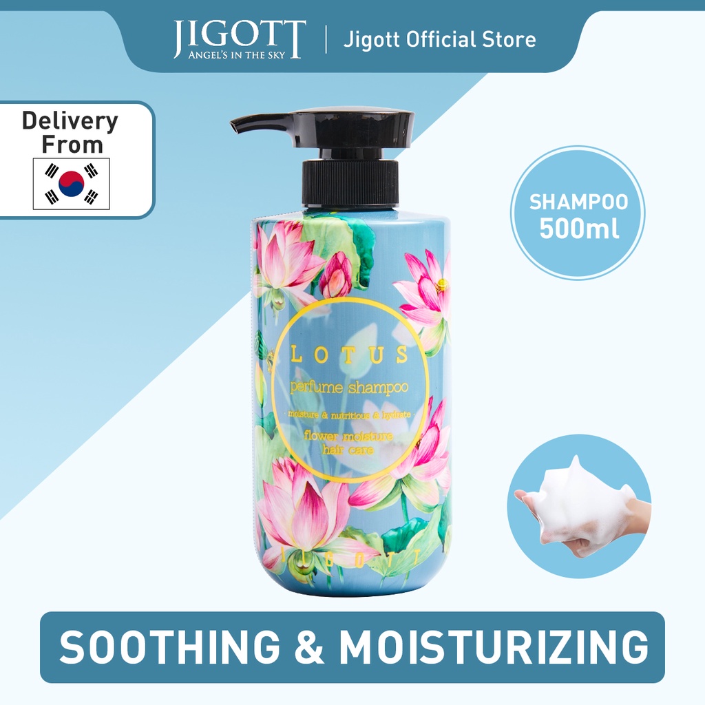 [韓國] Jigott Lotus Perfume 受損髮質舒緩滋養洗髮水 500ml