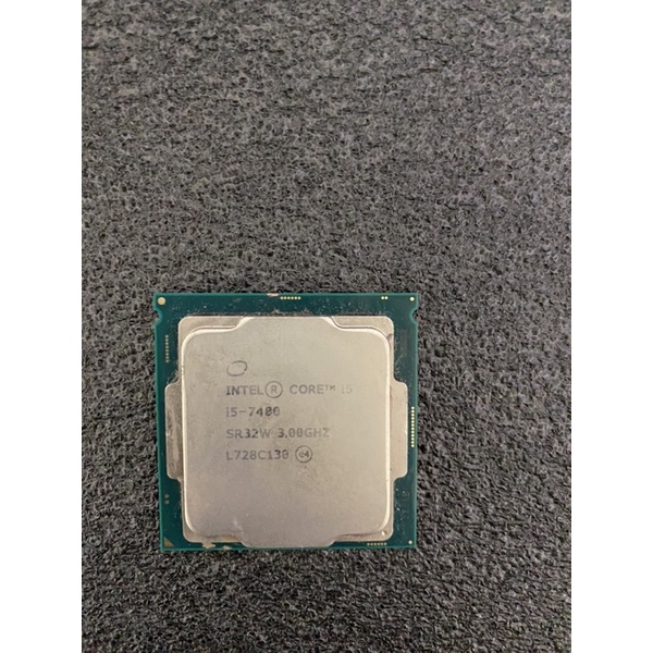 CPU處理器Intel i5-7400 LGA1151 自用拆機換下 功能正常 無風扇 無原廠盒
