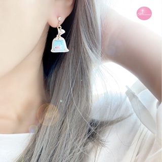 韓國 金魚袋造型 耳環 夾式 針式 台灣現貨 【Bonjouracc】