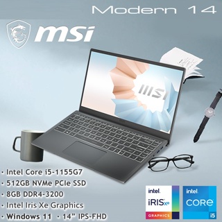全省大豆可分期現金折扣 MSI Modern 14 B11M-697TW i5-1155G7+8G+512G SSD