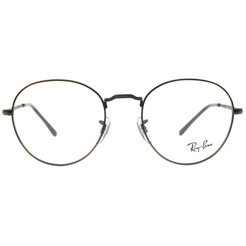 RayBan 光學眼鏡 RB3582V 3120-51mm 復古圓框款 眼鏡框 - 金橘眼鏡