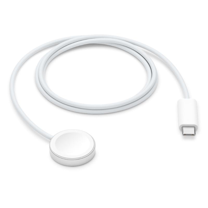 蘋果原廠&lt;神腦公司貨&gt;Apple Watch Ultra/S8/S7磁性快速充電器對 USB-C 連接線 (1 公尺)