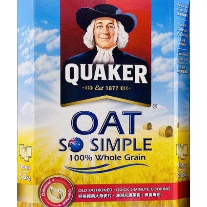 QUAKER 桂格 經典大燕麥片 單包 750公克 可面交 假日西屯 平日神岡